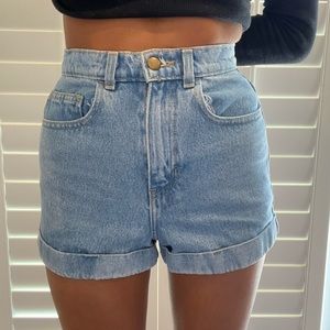 American Apparel Denim Shorts